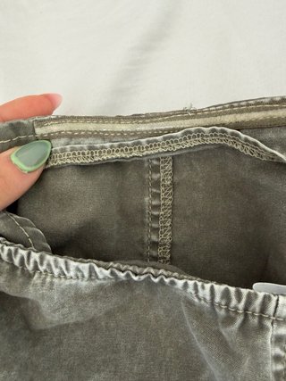 Mono vaquero verde Pull&Bear