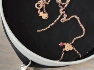 Collar Tous Oro Vermeil y Plata con Rubi