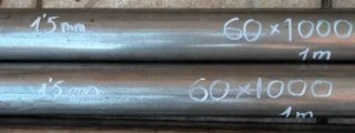 2 Tubos 60x1000mm