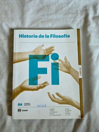 Historia de la filosofía Bachillerato 2