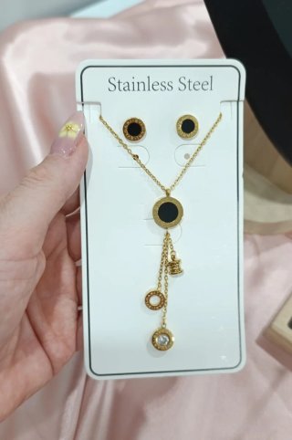 Conjunto collar y pendientes Bvlgari
