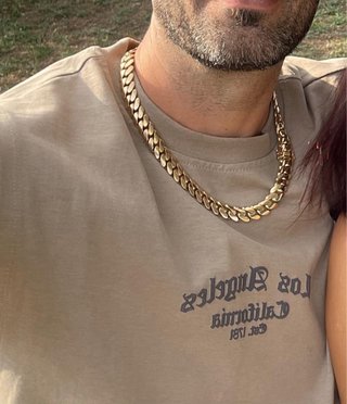 Cadena de oro para hombre