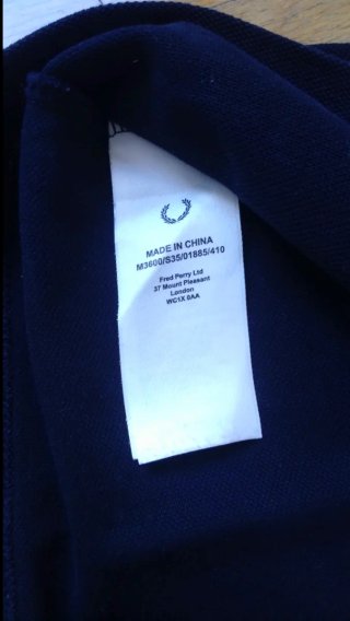 Polo Fred Perry Talla S
