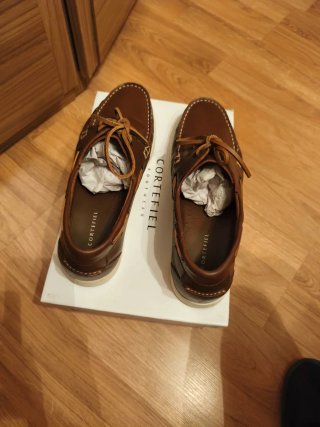 Náuticos Cortefiel Hombre Talla 44 Marrones.