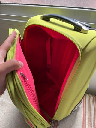 Maleta de cabina Samsonite verde