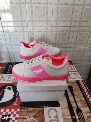 Scarpe Donna Rocco Barocco Rosa e Bianche