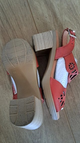 Sandalias OHMY Marrón/Rojo