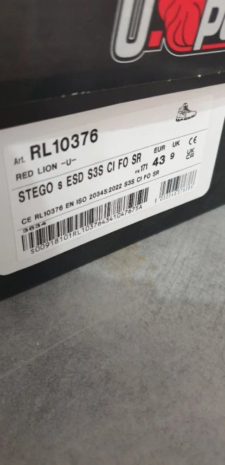 Scarpe da lavoro antinfortunistica U POWER n 43 s3