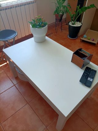 Mesa de centro IKEA LACK blanca