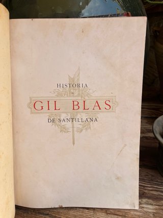 Historia Gil Blas de Santillana - Siglo XIX