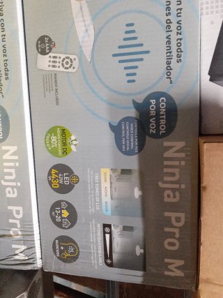 Ventilador de techo con luz y mando