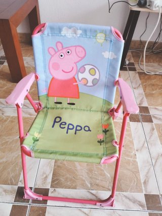 Silla plegable Peppa Pig infantil