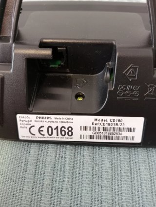 Teléfono Inalámbrico Philips CD180 Negro