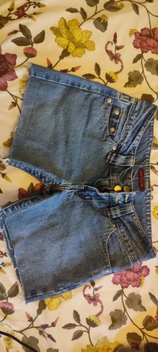 Shorts jeans Review blu taglia 28