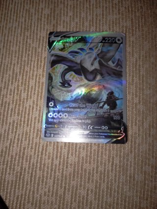 Carta Pokémon Lugia V, no se cuanto vale