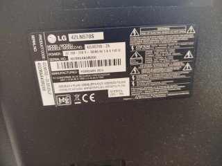 TV LG 42 para reparar o piezas