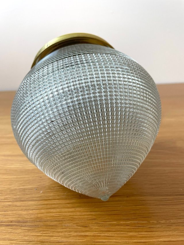 Lámpara Colgante de techo Cristal Tallado Vintage