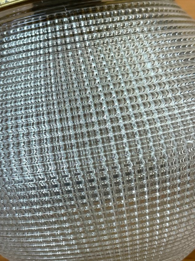 Lámpara Colgante de techo Cristal Tallado Vintage