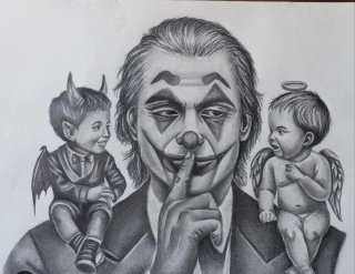 Retratos a lápiz