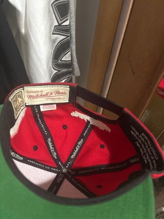 Gorra New Era Chicago Bulls Roja y Negra