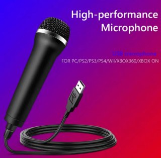2 Micrófonos USB Karaoke PC/Consola