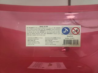 Bañera bebé rosa