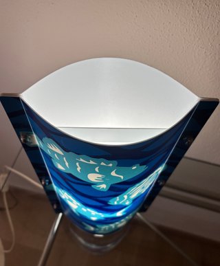 Lampada Slamp Capri Pesci Onde Vintage