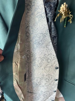Traje de Novio Boda Verde