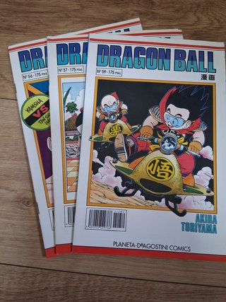 Dragon Ball Serie Blanca Numeros 56, 57 y 59