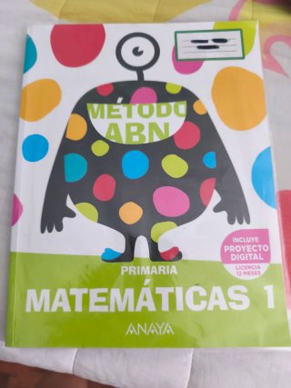 Libro abn matemáticas primero primaria