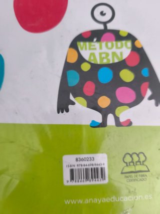 Libro abn matemáticas primero primaria