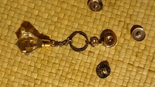 Llavero Bolso Diamante y botones magnéticos