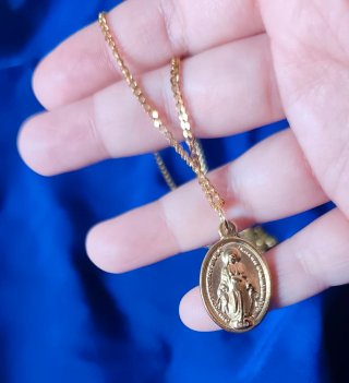 Medalla Virgen Milagrosa Dorado