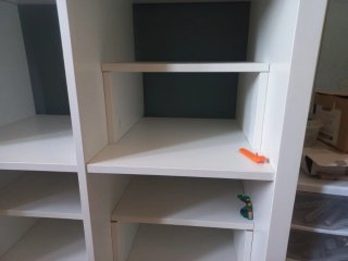 Estantería Kallax Ikea cajones y puerta