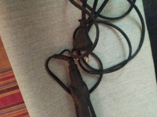 Plancha de pelo negra