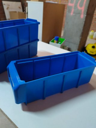 Cajas de almacenaje apilables