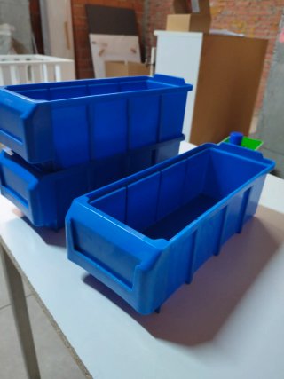 Cajas de almacenaje apilables