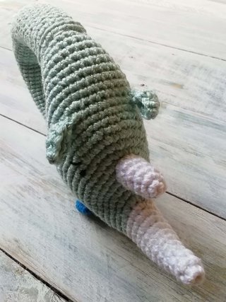 Sonajero a Crochet Rinoceronte Juguete Dentición