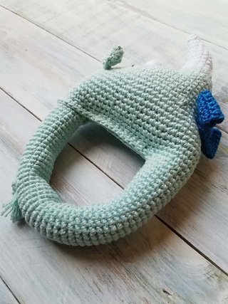 Sonajero a Crochet Rinoceronte Juguete Dentición