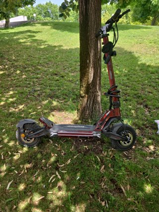 Patinete Eléctrico Ecoxtrem m41 tank armored Rojo