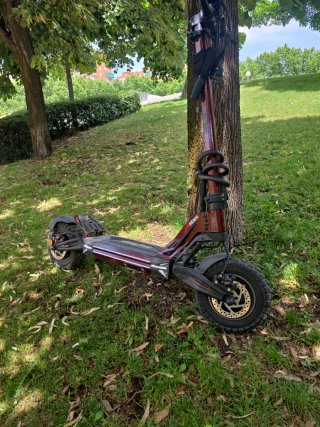 Patinete Eléctrico Ecoxtrem m41 tank armored Rojo