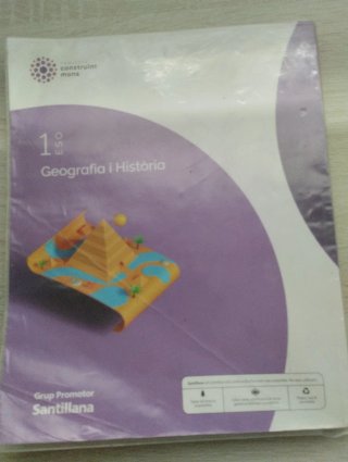 Libro de Geografía i Historia en perfecto estado
