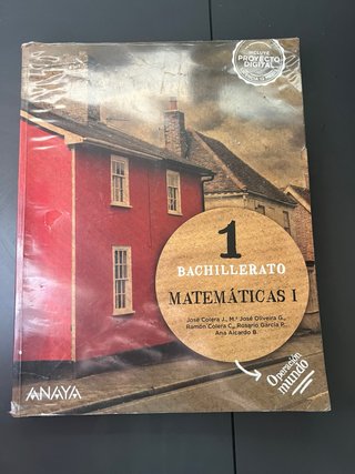 Libro de matemáticas I para 1 de bachillerato