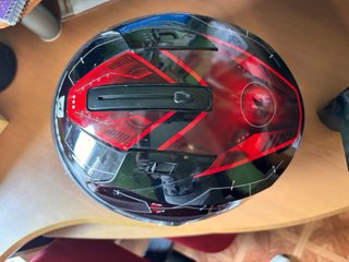 Casco Shark Ridill 1.2 Mecca KRS Negro Rojo