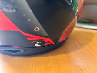 Casco Shark Ridill 1.2 Mecca KRS Negro Rojo