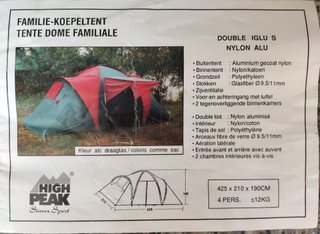 Tienda de campaña High Peak 4 personas