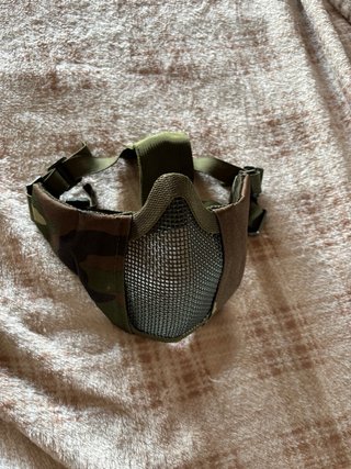 Maschera Tattica Woodland Rete
