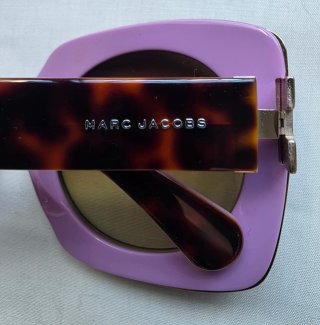 Occhiali da sole tartaruga e viola