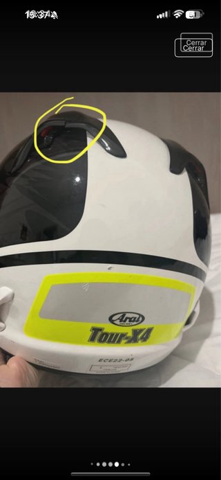 Casco Arai Tour-X4 Negro/Amarillo