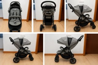 Carrito Joie Gris Bebé y Niño